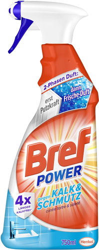 BREF Power Lime & Dirt 750ml Main image BREF Power Lime & Dirt 750ml - Bathroom Cleaner - Main image