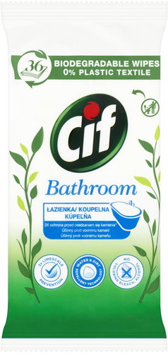 CIF Nature Bathroom, 36pcs - Cleaning Wipes - Main image