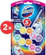 DOMESTOS Power 5 Unicorn 4 × 55 g - Toilet Cleaner