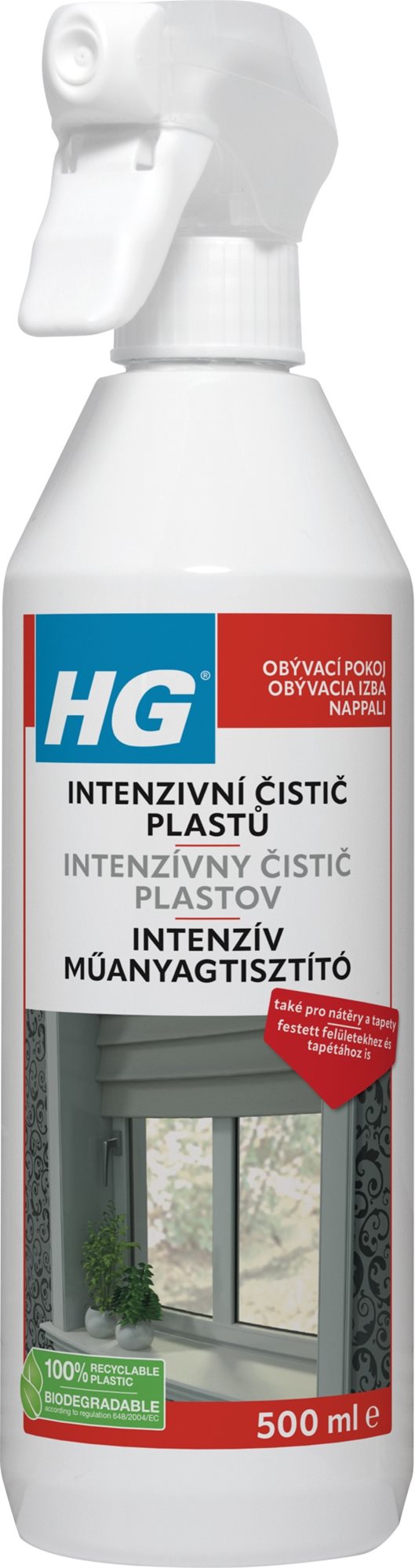 HG Intenzív műanyagtisztító (bevonat és tapéta), 500 ml