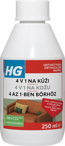 HG 4 in 1 for skin 250 ml - Leather Cleaner - Main image