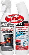 Tisztítószer HG Kandallók, kályhák + WC-gél 500 ml - Čisticí prostředek