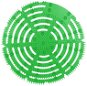 Piszoár illatosító HYGEE Antisplash Apple Piszoár szűrő, enzimatikus, zöld, 2 db - Vůně do pisoáru