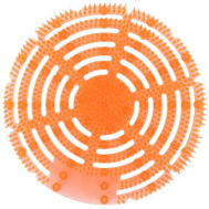 Piszoár illatosító HYGEE Antisplash Mango Piszoár szűrő, enzimatikus, narancsszín, 2 db - Vůně do pisoáru