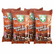 GREEN SHIELD for wood and laminates 4 × 50 pcs - Wet Wipes