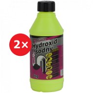 Hydroxid sodný čistič odpadů 2× 1 kg - Čistič odpadů
