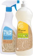 TIERRA VERDE Gel BIO lemon 1 l + Orange degreaser spray 750 ml - Eco-Friendly Dish Detergent
