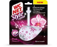 WC NET Style Crystal Pink Flowers 1x36,5 g - Toilet Cleaner