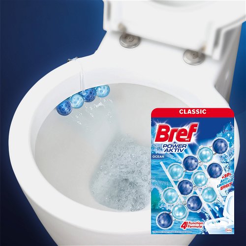 Bref Wc Power active ocean scented toilet seat 4 ball 4