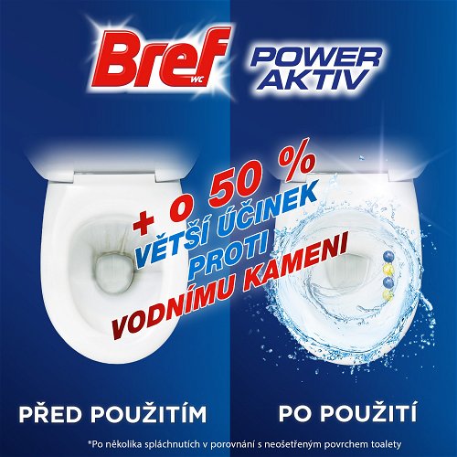 BREF Power Aktiv Ocean 3x50g - Toilet Cleaner