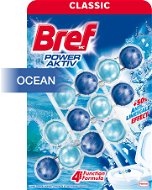 WC blok BREF Power Aktiv Ocean 3× 50 g - WC blok