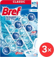 Bref Power Aktiv Ocean 3× 50 g - WC illatosító