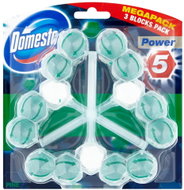 DOMESTOS Power 5 Pine Toilet Blocks 3 x 55g - Toilet Block