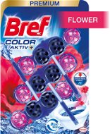 WC golyó BREF Color Aktiv Flower WC tisztító és illatosító 3 x 50 g - WC blok