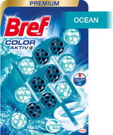 WC golyó BREF Color Aktiv Ocean 3 × 50 g - WC blok