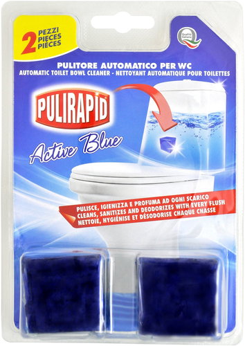 PULIRAPID Wc Active Blue 2 pcs - Toilet Block - Main image
