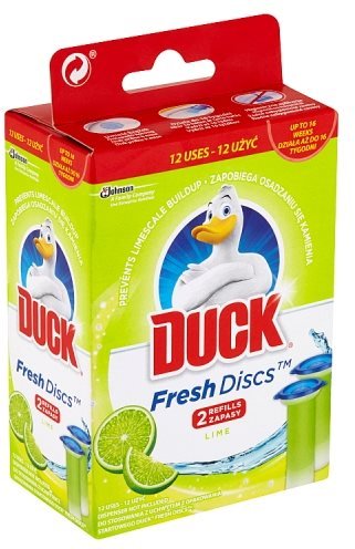 Duck Toilet Fresh Discs Duo Refills Lime