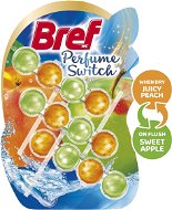 BREF Parfume Switch Peach-Red Apple 3 × 50 g - Toilet Cleaner