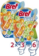BREF Perfume Switch Peach-Red Apple 6x50g - Toilet Cleaner
