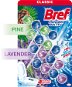 BREF Power Aktiv Pine & Lavender 4× 50 g - Toilet Cleaner