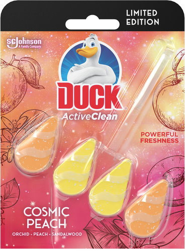 DUCK Active Clean Cosmic Peach 38,6g - Toilet Block - Main image