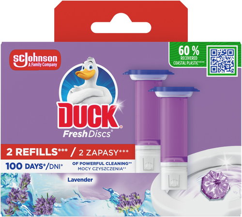 DUCK Fresh Discs Lavender 2×36 ml - Toilet Block - Main image