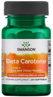 Betakaroten Swanson Beta-karoten (Vitamin A) , 10000 IU, 250 softgelových kapslí - Betakaroten