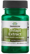 Swanson Shilajit Extract, 100 mg, 30 capsules - Shilajit