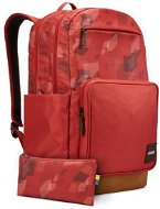 Case Logic Query hátizsák 29L (téglavörös/köménybarna mintával) - Laptop hátizsák