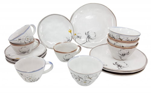 Clay Retro Twig, 16 pcs - Dish Set - Main image