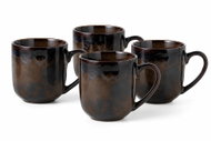 Clay 4 ks keramických hrnků Tierra 400 ml, zemitá hnědá - Mug