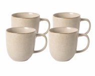 Clay 4 ks keramických hrnků Dune 340 ml, béžový - Mug