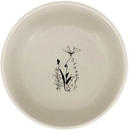 Clay Ceramic bowl Cream Garden 15 cm, cream / black - Small Bowl