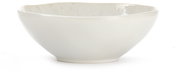 Clay Ceramic bowl Lumi diameter 21 cm, height 7,5 cm, light cream glaze - Small Bowl