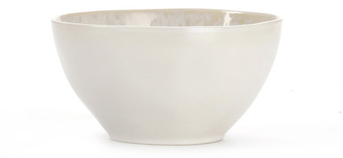Clay Ceramic bowl Lumi 15,5 × 8,5 cm, light cream glaze - Small Bowl - Main image