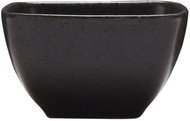 Clay Ceramic square bowl Caviar 14,3 × 14,3 × 8 cm, black - Small Bowl