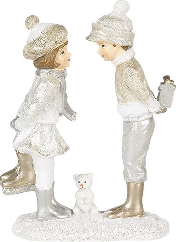 Clayre & Eef Children with gifts - Christmas Decoration - Main image