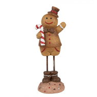 Clayre & Eef Gingerbread Man 18 cm - Christmas Decoration