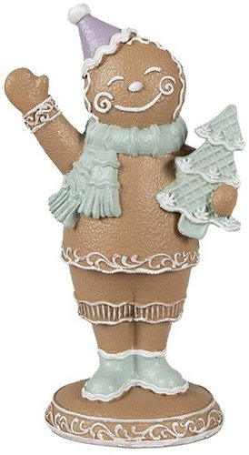 Clayre & Eef Gingerbread man figurine - Christmas Decoration - Main image