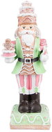 Clayre & Eef Colourful Nutcracker with gingerbread 24 cm - Christmas Decoration