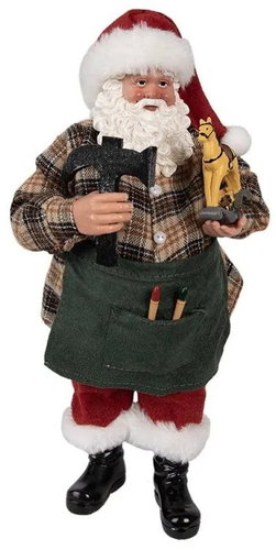 Clayre & Eef Santa repairman - Christmas Decoration - Main image