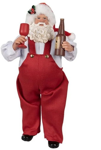 Clayre & Eef Santa winemaker - Christmas Decoration - Main image