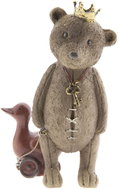 Clayre & Eef Teddy bear with duck 13 cm - Christmas Decoration
