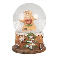 Clayre & Eef Christmas snowman with gingerbread 5 cm - Christmas Decoration