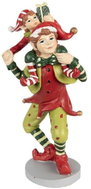 Clayre & Eef Elf decorative figurine 19 cm - Christmas Decoration