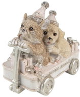 Clayre & Eef Dogs in wheelchairs - Christmas Decoration