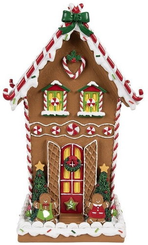 Clayre & Eef Gingerbread House 31 cm - Christmas Decoration - Main image