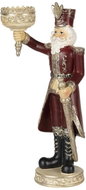 Clayre & Eef Nutcracker figurine with tea light holder - Christmas Decoration