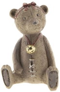 Clayre & Eef Teddy bear with bell - Christmas Decoration