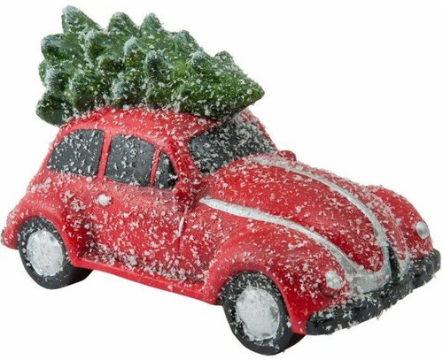 Clayre & Eef Car with tree - Christmas Decoration - Main image